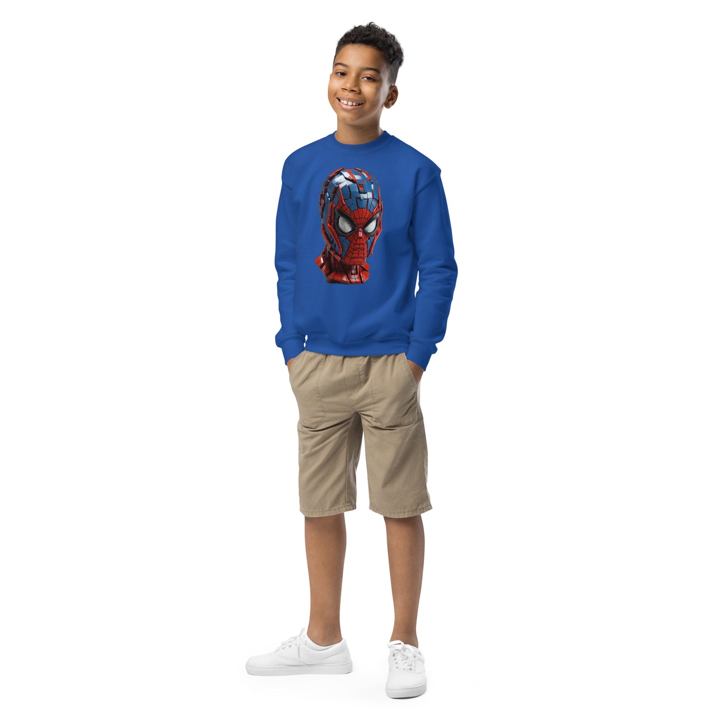 Moletom com capuz juvenil Spiderman